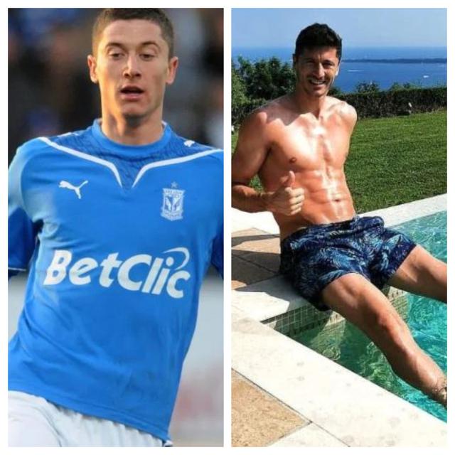 Transformasi tubuh Robert Lewandowski