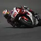 Takaaki Nakagami berhasil menjadi yang tercepat di FP3 MotoGP Spanyol (AFP)