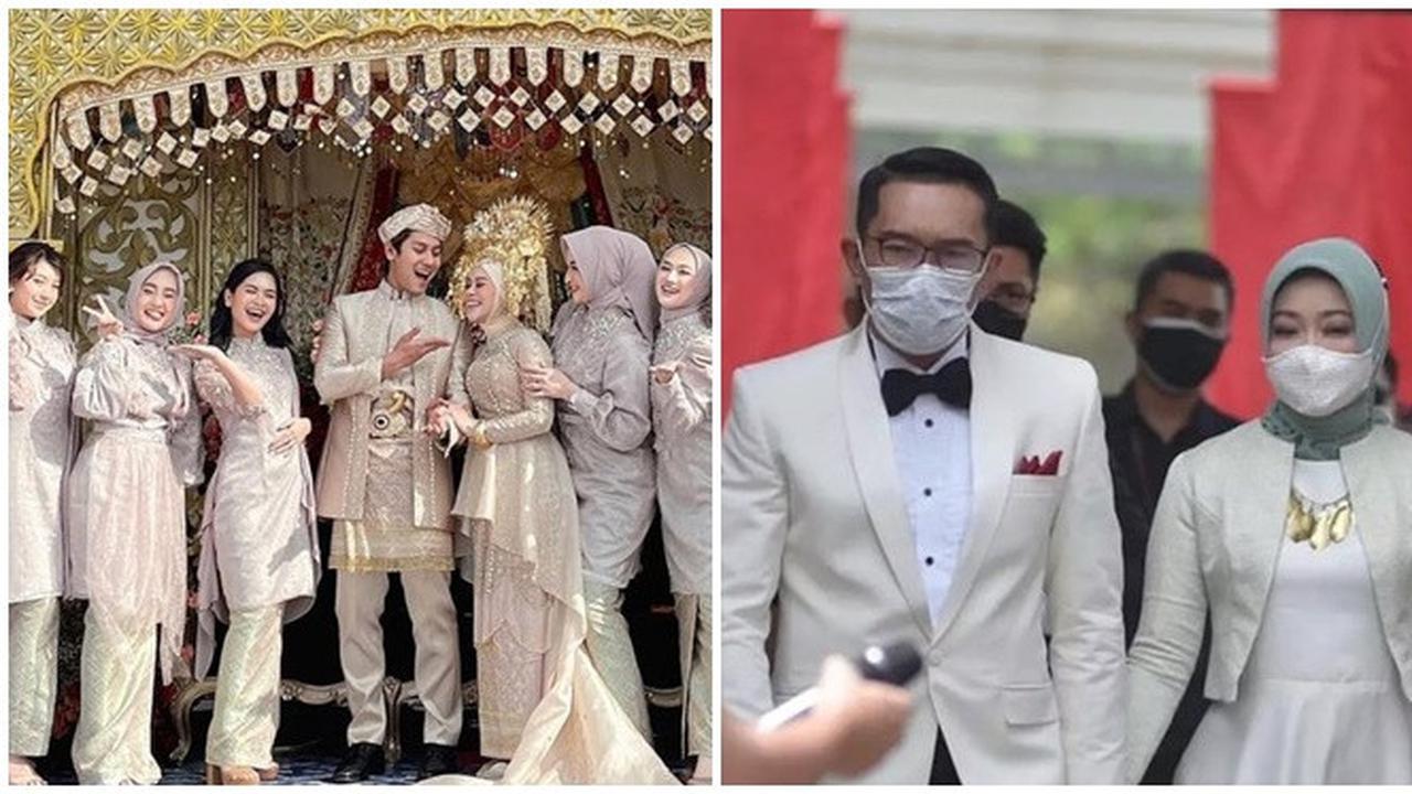 6 Potret Selebriti yang Hadiri Ngunduh Mantu Lesty-Billar, Ada Ridwan Kamil