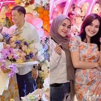 Intip tampilan Ayu Ting Ting rayakan ulang tahun ke-30 bersama keluarga hingga Jordi Onsu. (Instagram/ayfans_/ayutingting92).