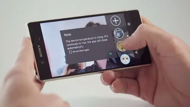 Sony Xperia Z3+ Sering Overheating