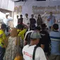Halal bihalal tokoh masyarakat Jaro Ade dengan warga Nanggun Bogor. (Istimewa).