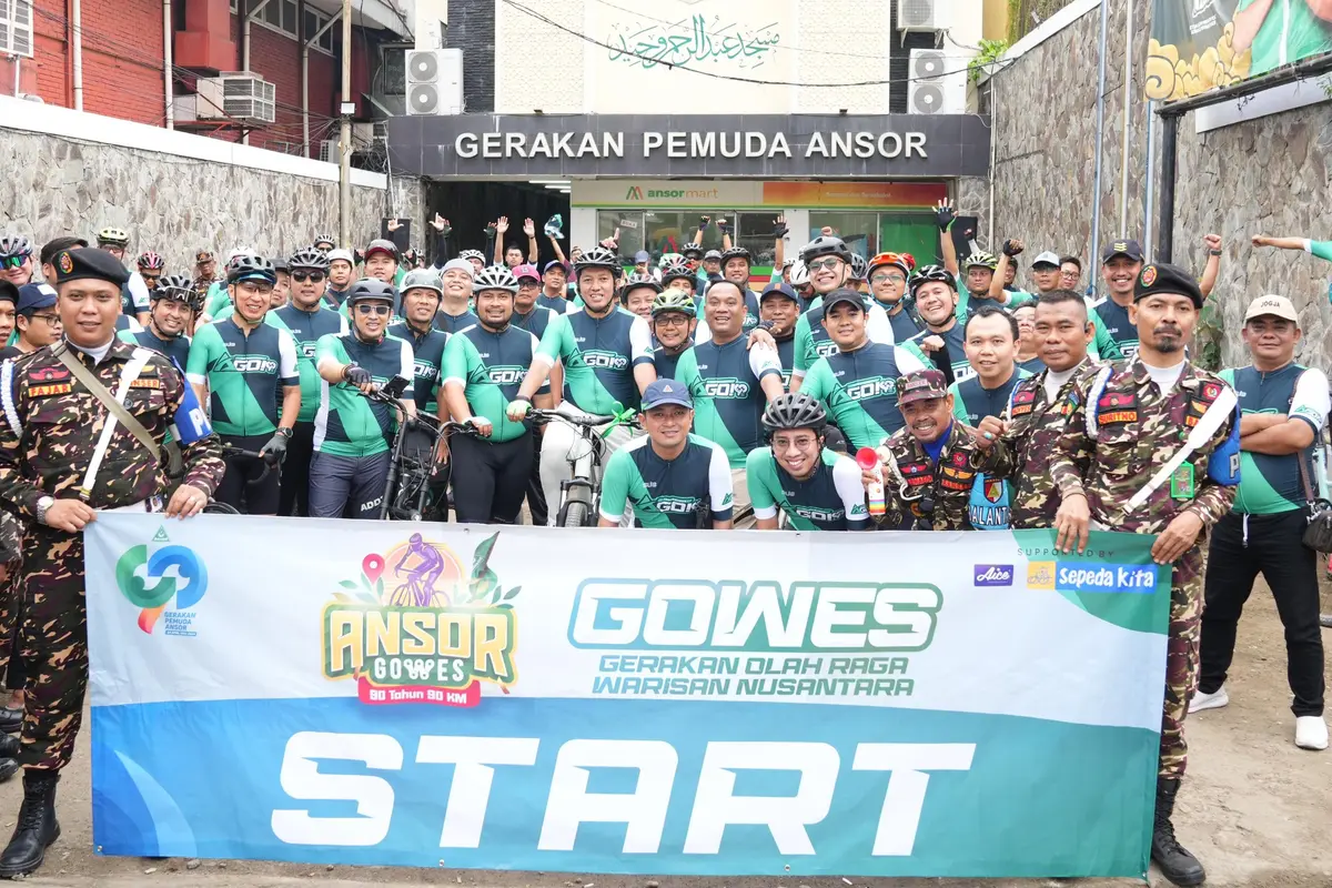 Kegiatan Ansor Gowes 90 KM