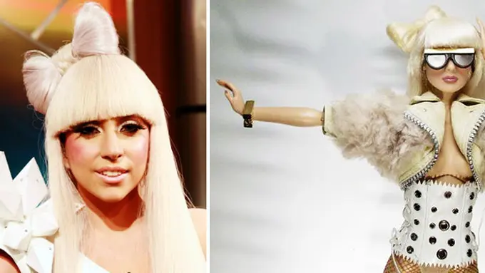 Lady Gaga dan Barbie buatan Luis Film | Foto: trenddelacreme