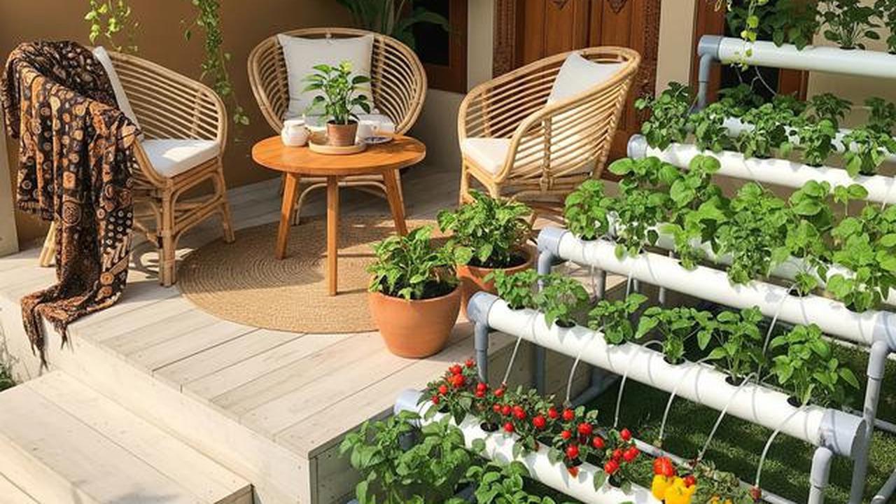 9 Model Teras Rumah Tipe Kecil dengan Taman Buah Mini, Lahan Sempit Jadi Kebun Produktif