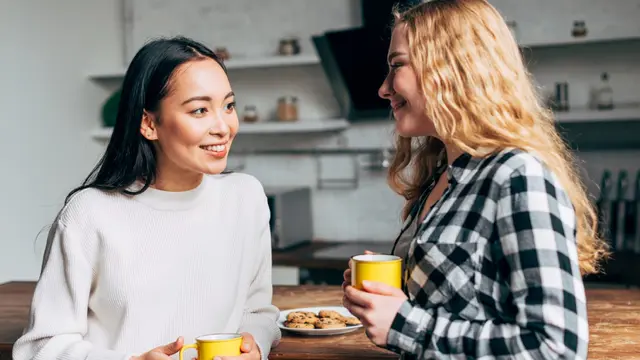 Friends Talking
