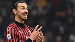Zlatan Ibrahimovic (120 laga di Champions) - Ibrahimovic mempunyai catatan 120 kali bermain di Liga Champions dengan beragam klub yang berbeda. Namun, pemain asal Swedia ini sama sekali belum pernah meraih gelar juara Liga Champions. (AFP/Marco Bertorello)