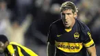 Aksi striker Boca Juniors, Martin Palermo seusai mencetak go ke gawang Deportivo Tachira (Venezuela) di laga Libertadores Cup Grup 2 yang digelar di La Bombonera Stadium, Buenos Aires, 30 April 2009. AFP PHOTO/Juan Mabromata 