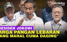 VIDEO: Jokowi Cek Pasar Jelang Lebaran "Yang Mahal Cuma Daging Sapi"