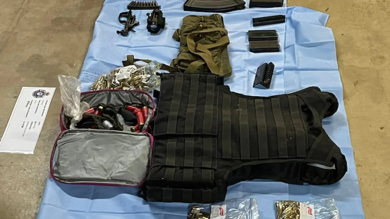 Barang bukti kejahatan mafia di Australia.