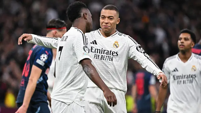 Liga Champions 2024/2025: Menjamu Salzburg, Real Madrid Berpesta Gol