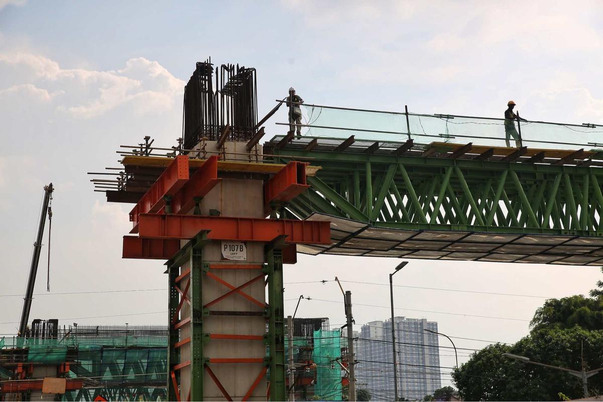 Proyek LRT Jakarta Fase 1B Velodrome&ndash;Manggarai
