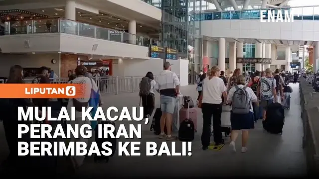 Konflik Timur Tengah Merembet Ke Bali, Ribuan Penumpang Tertahan