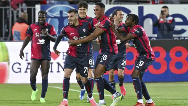 Foto: Selamat Dari Kekalahan, Juventus Susah Payah Hadapi Cagliari di Liga Italia