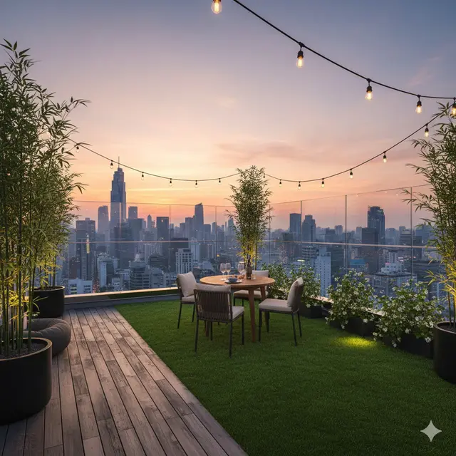 Teras Atap (Rooftop Villa) (Gemini AI)