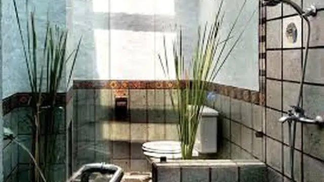 10 Desain Model Kamar Mandi Bergaya Mediterania yang Unik dan Nyaman