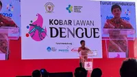 Wakil Menteri Kesehatan RI Dante Saksono Harbuwono menghadiri peluncuran Koalisi Bersama (Kobar) Lawan Dengue di DPR RI, Komplek Parlemen Senayan, Jakarta pada Jumat, 8 September 2023. (Dok Liputan6.com/Fitri Haryanti Harsono)