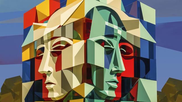 Ilustrasi aliran kubisme