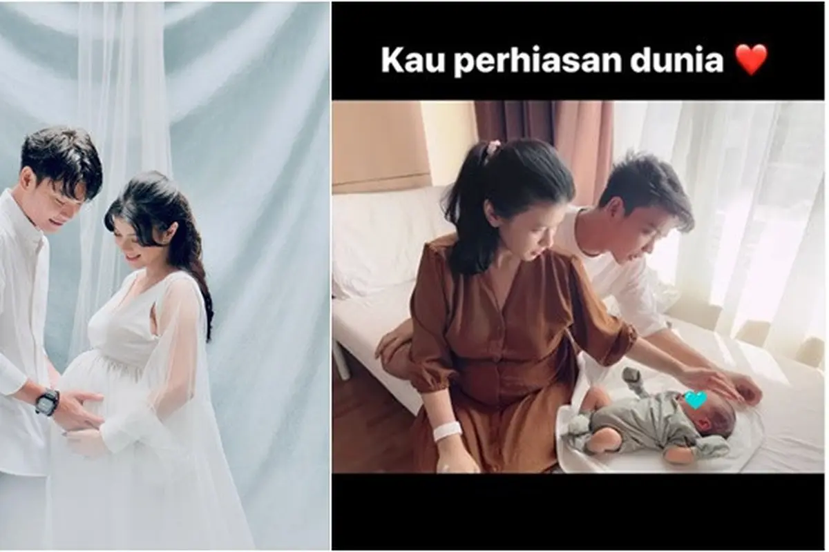 6 Potret Tri Suaka Jadi Suami Siaga untuk Nabila Maharani, Bahagia Menjadi Ayah