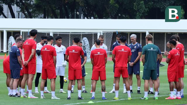 Patut dinantikan bagaimana John Herdman meramu taktik Timnas Indonesia untuk laga di FIFA Series kali ini. (Bola.com/M Iqbal Ichsan)
