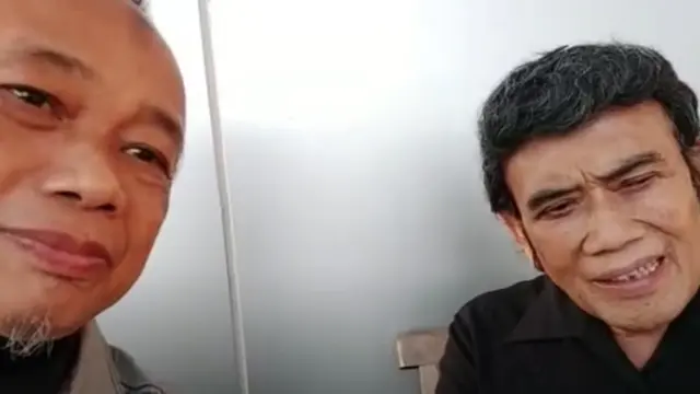 Rhoma Irama dan sahabatnya ustaz Hasan Bisri