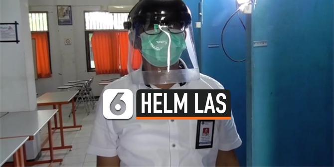 VIDEO: Pegawai BLK di Sorong Ubah Helm Las jadi APD Medis