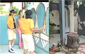 Potret dulu vs kini rumah syuting Jinny Oh Jinny. (Sumber: YouTube/Ivan Ray)