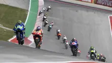 Pembalap Suzuki, Andrea Iannone (29), tampil impresif pada balapan MotoGP Amerika Serikat di Austin, akhir pekan kemarin. (MotoGP.com)