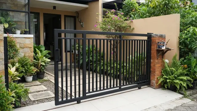 Warna Cat Pagar Hitam Matte alias Doff