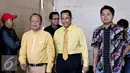 Kepala Kabareskrim Polri, Komjen Budi Waseso saat akan mengisi acara di Liputan 6, Jakarta, Rabu (3/9/2015). Budi mengaku belum mendapatkan panggilan dari istana terkait dengan isu pencopotannya. (Liputan6.com/Herman Zakharia)