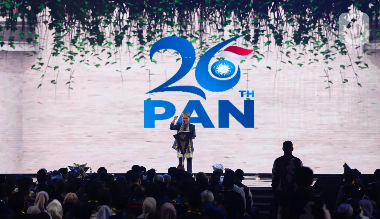 Kongres ke-6 PAN juga menjadi ajang pemilihan ketua umum. Zulkifli Hasan dipastikan akan kembali maju sebagai calon ketua umum untuk periode 2024-2029. (Liputan6.com/Angga Yuniar)