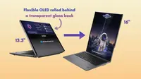 ThinkPad Rollable XD Muncul Jelang CES 2026, Laptop Futuristis Lenovo dengan Layar Transparan
