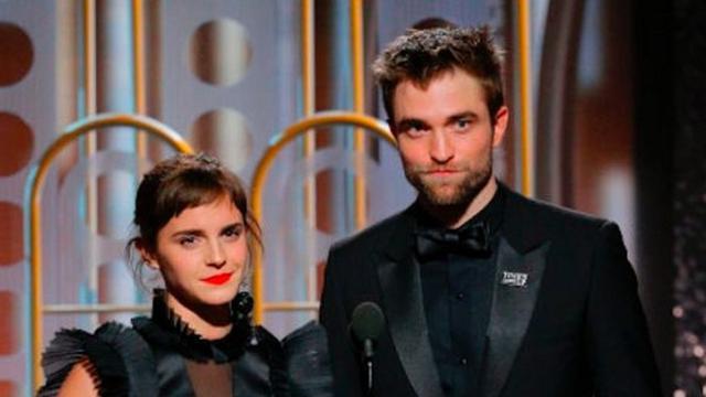 Di Golden Globes 2018 Emma Watson Dan Robert Pattinson Pacaran Showbiz Liputan6 Com