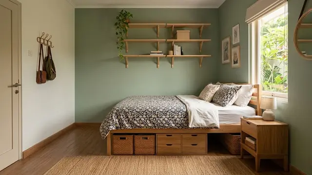 Kamar Rapi Tanpa Lemari