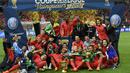 Paris Saint Germain ditasbihkan sebagai pemenang Coupe de Ligue ( (LOIC VENANCE / AFP))