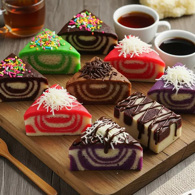 Variasi dan Penyajian Bolu Kukus Zebra