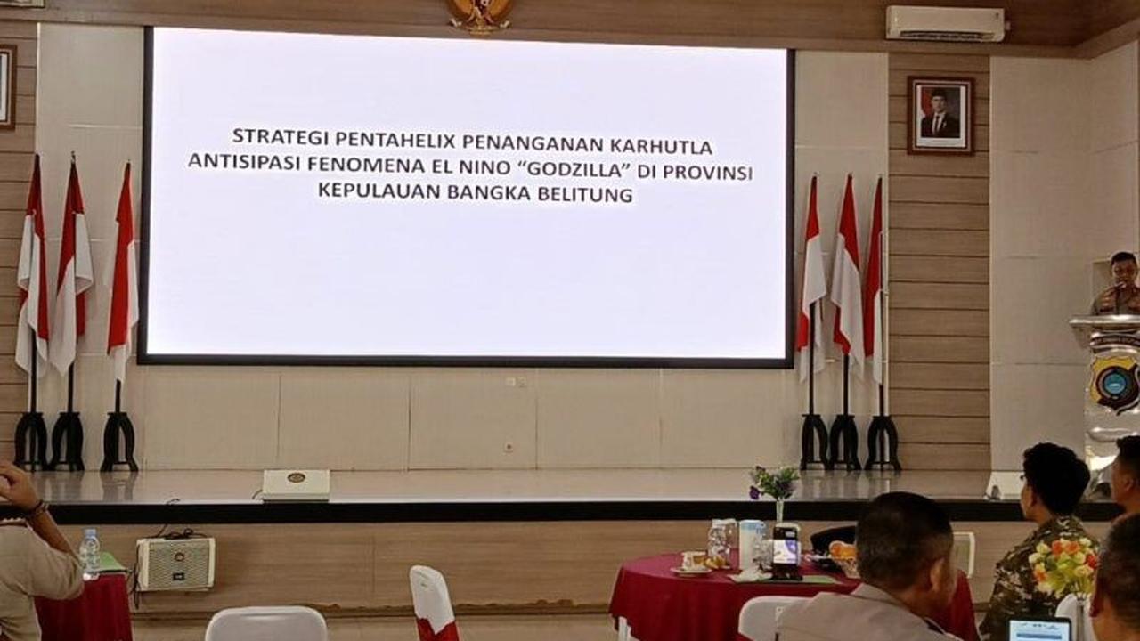Pemprov Babel Bentuk TRC Lintas Instansi Atasi Dampak El Nino Bangka Belitung