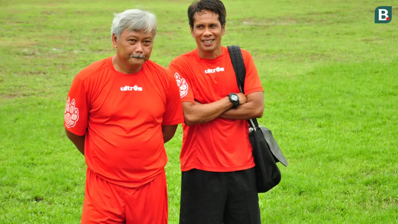 I Made Pasek Wijaya (kanan) bersama almarhum Satia Bagdja