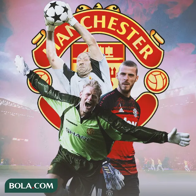 Manchester United - Peter Schmeichel, Fabian Barthez, David De Gea