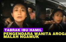 VIDEO: Wanita Pengendara Pajero Malah Ngamuk Usai Tabrak Ibu Hamil