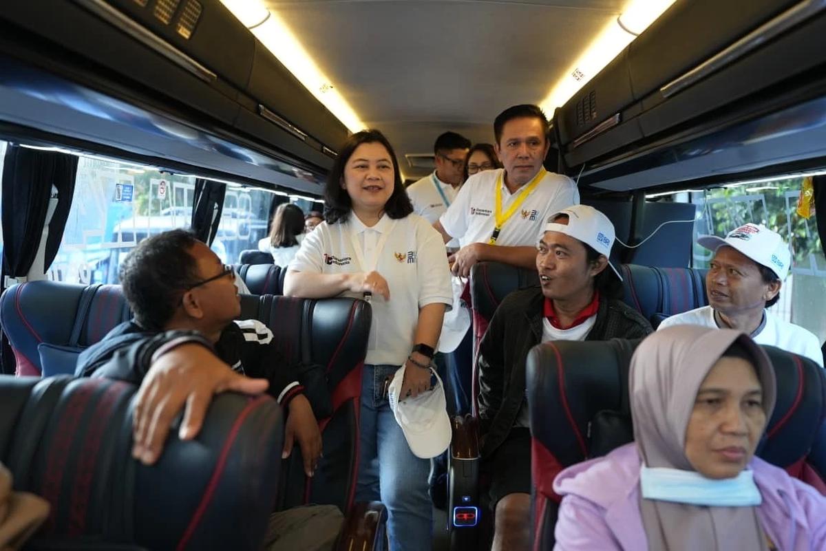 BRI Berangkatkan 12.352 Pemudik dengan 238 Bus
