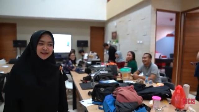 Ria Ricis di Kantor Raffi Ahmad
