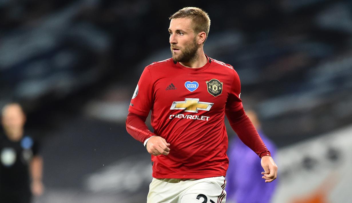4. Luke Shaw (37,5 juta euro) - Luke Shaw bergabung dengan Manchester United pada bursa transfer tahun 2014. Manchester United mengeluarkan dana mencapai 37,5 juta untuk melabuhkan Luke Shaw dari Southampton. (AFP/Glyn Kirk/pool)