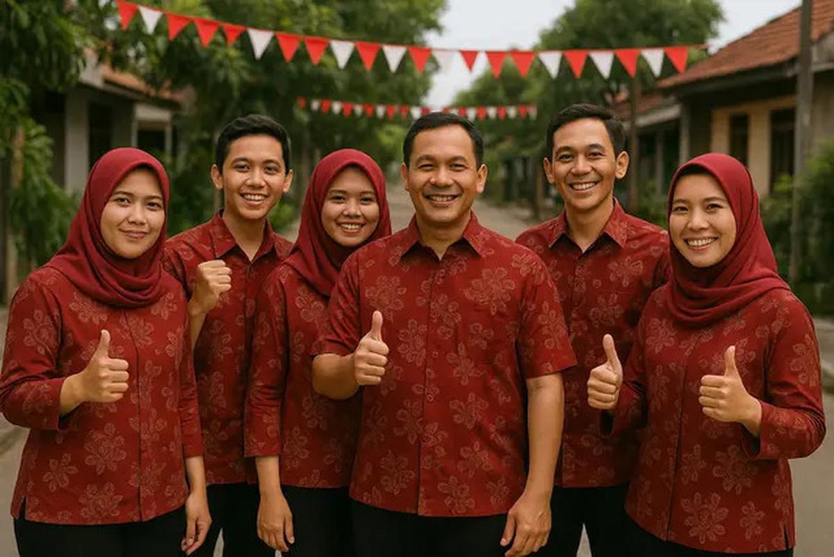 10 Warna Baju Batik yang Cocok untuk Panitia 17-an di Kampung, Bisa Jadi Referensi