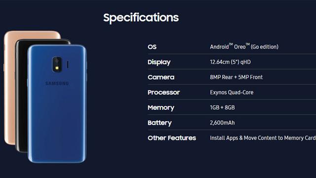 Samsung Galaxy J2 Core