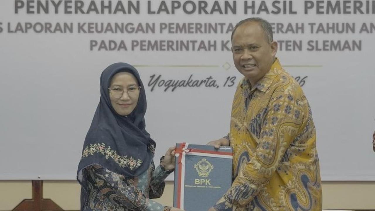 Pemkab Sleman Kembali Raih Opini WTP ke-15 Kali untuk LKPD 2025