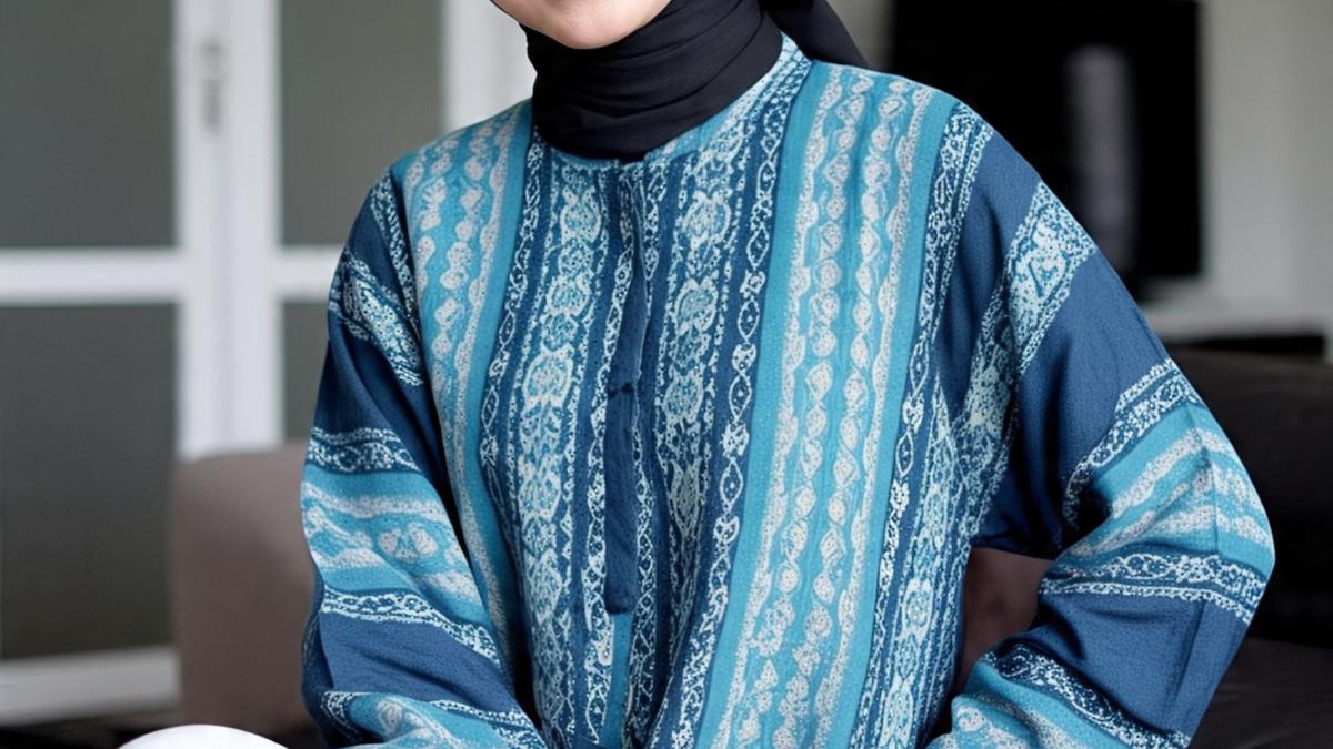 9 Model Tunik Lurik Terbaru untuk Hijaber Usia 20-an, Tampil Modis dan Syar’i di Berbagai Acara