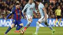 1. Barcelona - Klub Catalan pernah digulung oleh tim yang menghuni papan bawah saat itu Celta Vigo 1-4, padahal saat itu klub yang diarsiteki Luis Enrique menurunkan skuad terbaik macam Messi dan Neymar Jr. (AFP/Lluis Gene)