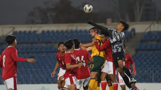 Foto: Timnas Indonesia U-23 Kalah Tipis dari Australia, Namun Permainannya Menjanjikan