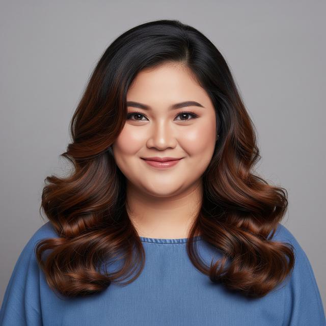 9 Model Rambut Panjang Gelombang untuk Wajah Chubby, Tampil Tirus dan ...